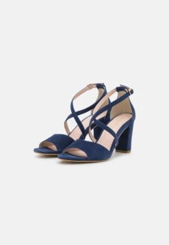 Anna Field Leather- Sandalen Met Hoge Hak - Dark Blue -Anna Field 0cb6b79569d141cbb2f35b421ef7a035