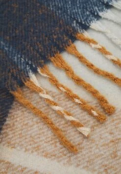 Anna Field Sjaal - Brown/White/Blue -Anna Field 149ad7492d7d4e73b7faf9d527a23c82
