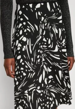 Anna Field A-Lijn Rok - Black/White -Anna Field 3ed88ace9ad745f4877f95236488f979