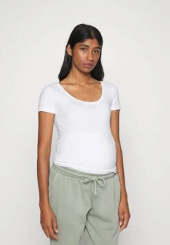 3Pack - T-Shirt Print - Brown/White/Multi-Coloured -Anna Field 459490df323b4009a142e6d6b8559668