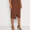 Anna Field Wikkelrok - Dark Brown -Anna Field 49e843d14e844d7b9000093072133d51