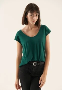 Anna Field T-Shirt Basic - Dark Green