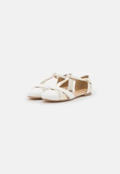 Anna Field Leather- Ballerina'S Met Enkelbandjes - White -Anna Field 4d1011228a6e4a998b85afe4e2cb493b