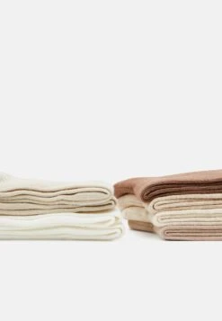 Anna Field 8 Pack - Sokken - White/Sand/Camel -Anna Field 509f85be820b43be88d547c3ba37c925