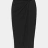 Anna Field Front Knot Midi Skirt - Kokerrok - Black -Anna Field 5be321da437f45a38c5cf574032352d5