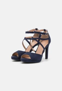 Anna Field Sandalen Met Plateauzool - Dark Blue -Anna Field 5c556a91f4d547b98de4ece1b3fab354