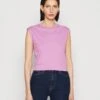 Anna Field T-Shirt Basic - Lilac -Anna Field 674930f13ad44c2482bec70d8261274e