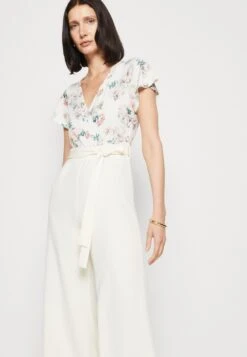 Anna Field Jumpsuit - Beige/White -Anna Field 6e4b7c9aabe24f5994b99a060e738969