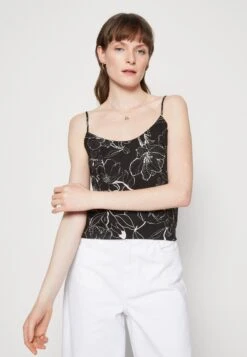 Anna Field Top - Black/White -Anna Field 795de04c0cb44d478fa2c79307e89652