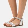 Anna Field Leather- Sandalen - Silver -Anna Field 88fe333b4525485b96390904f2fabc17