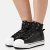Anna Field Sneakers Hoog - Black -Anna Field ac723112954a401a9d3f908ebd19f746
