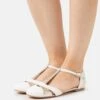 Anna Field Leather- Ballerina'S Met Enkelbandjes - White -Anna Field bfefc4bcd8f54e48b43d8674a571fb0f