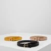 Anna Field 3 Pack - Tailleriem - Black/Yellow/Taup -Anna Field c3729f6cdbd6409aa8d04b24233501ce