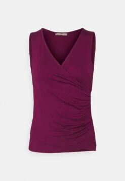Anna Field Top - Dark Red