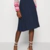 Anna Field Plisse A-Line Mini Skirt - A-Lijn Rok - Maritime Blue -Anna Field e79193ff38694a36bc55e859d5812049