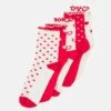 Anna Field 5 Pack - Sokken - White/Red -Anna Field e913f86b66a24d928ee120660589cafc