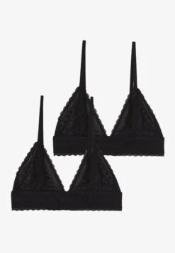 Anna Field 2 Pack - Triangel Bh - Black -Anna Field f651066d4e424f228e29125747c4d6d6